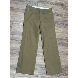 Athleta hiking convertible outdoor pants olive green 10